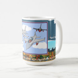 Boogey eller Bogey | Ordlek bokstavligen klassiker Kaffemugg