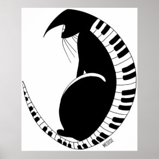 Boogie cat poster