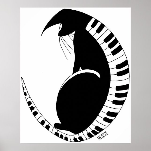 Boogie cat poster (Framsidan)