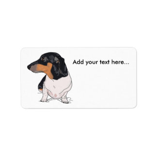 Boogie, dachshund adressetiketter 2