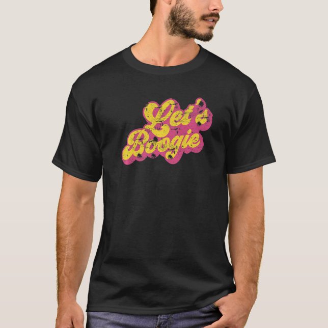 Boogie Disco Thabel Party 70’s 80’s Disco Par T Shirt (Framsida)