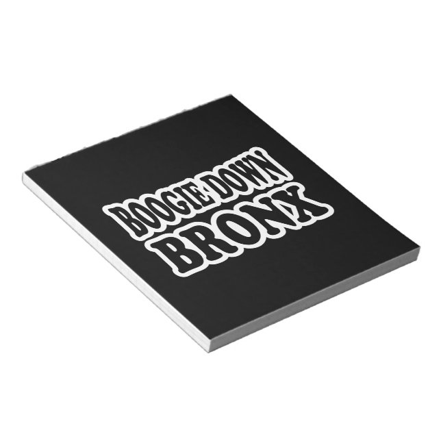 Boogie Down Bronx, NYC Anteckningsblock (Vinklad)
