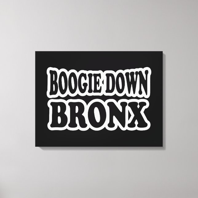 Boogie Down Bronx, NYC Canvastryck (Framsida)