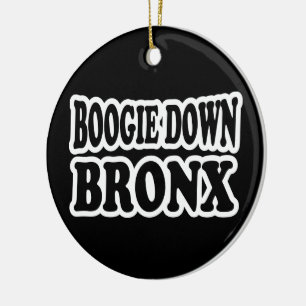 Boogie Down Bronx, NYC Julgransprydnad Keramik