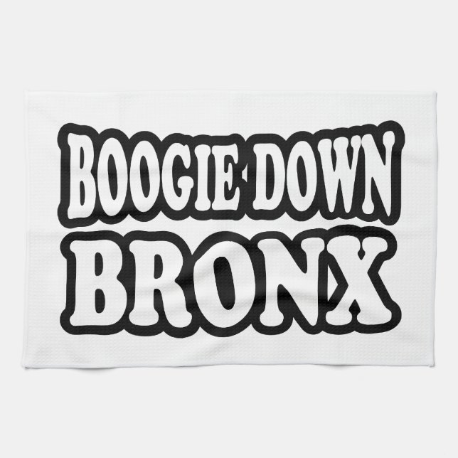Boogie Down Bronx, NYC Kökshandduk (Horisontell)