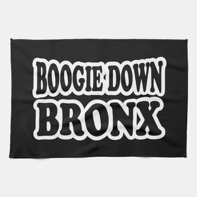 Boogie Down Bronx, NYC Kökshandduk (Horisontell)