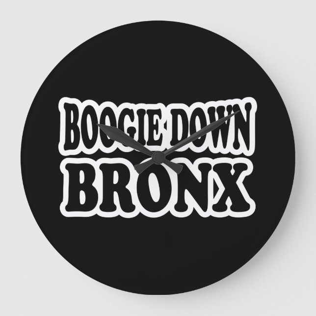 Boogie Down Bronx, NYC Stor Klocka (Framsida)