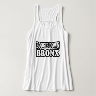 Boogie Down Bronx, NYC-Tanktopet Linne Med Racerback