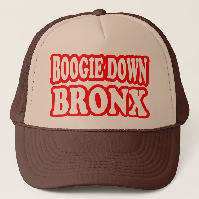 Boogie Down Bronx, NYC Truckerkeps (Framsida)