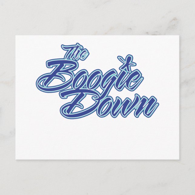 Boogie Down Vykort (Framsida)
