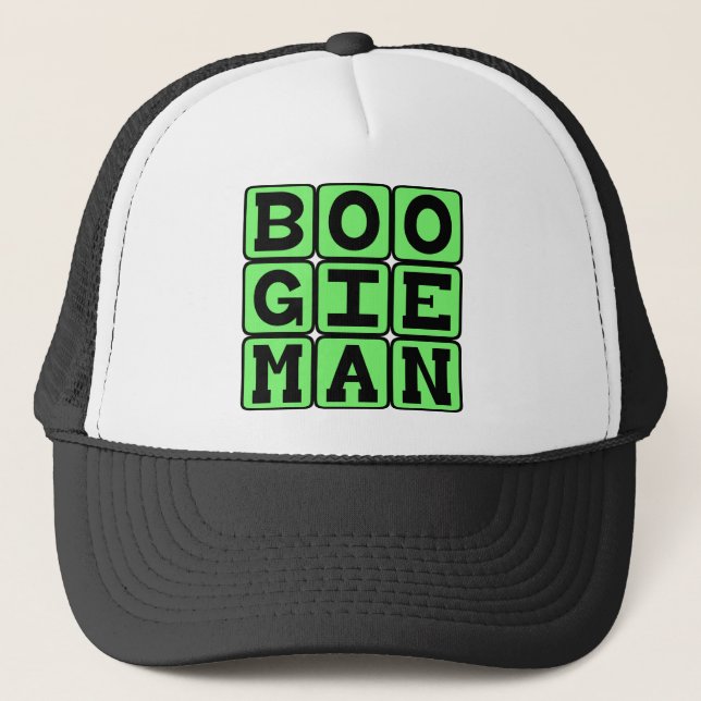 Boogie Man, läskig kille Truckerkeps (Framsida)