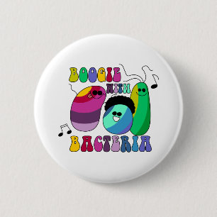 Boogie med bakterier knapp