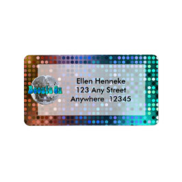 Boogie på! 1 adressetikett