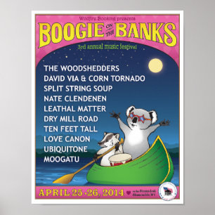 Boogie på affischen för banker 2014 poster