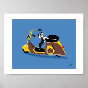 Boogie på Cushman Poster