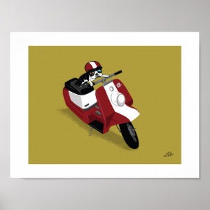 Boogie på Harley Poster