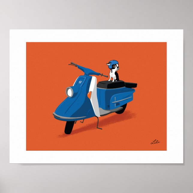 Boogie på Heinkel Poster (Framsidan)