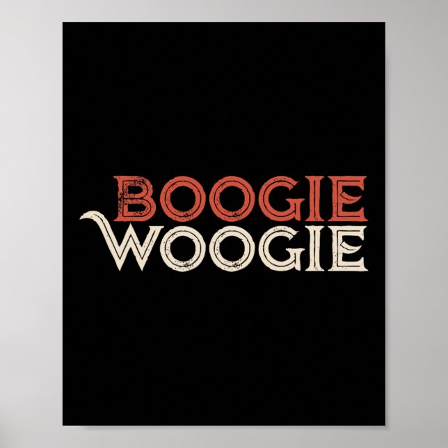 Boogie Woogie Dancing Party för dansare Poster (Framsidan)