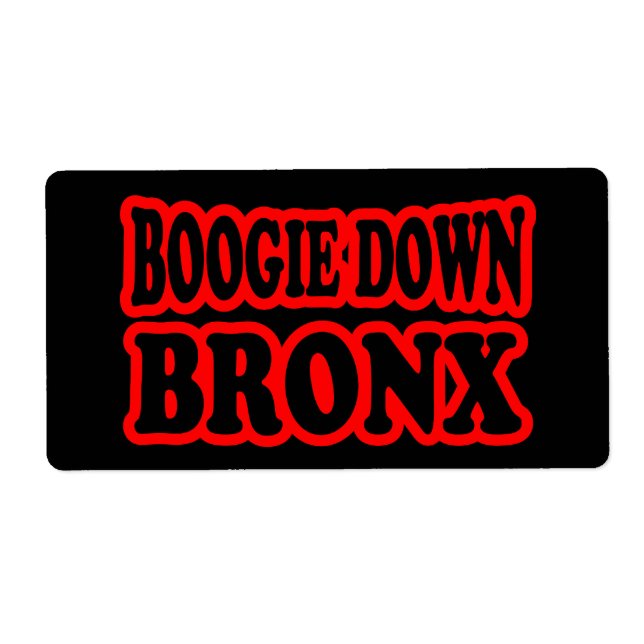 Boogien besegrar Bronx, NYC Fraktsedel (Framsidan)