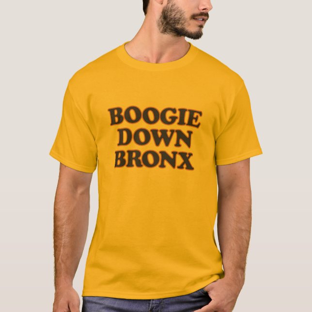 Boogien besegrar Bronx Tee Shirt (Framsida)