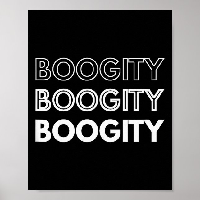 Boogity _ Funny Words On  Poster (Framsidan)