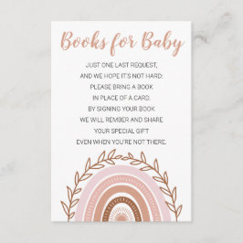 Booh Rainbow Bokar för Baby Card Tilläggskort