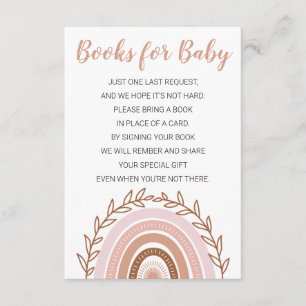 Booh Rainbow Bokar för Baby Card Tilläggskort