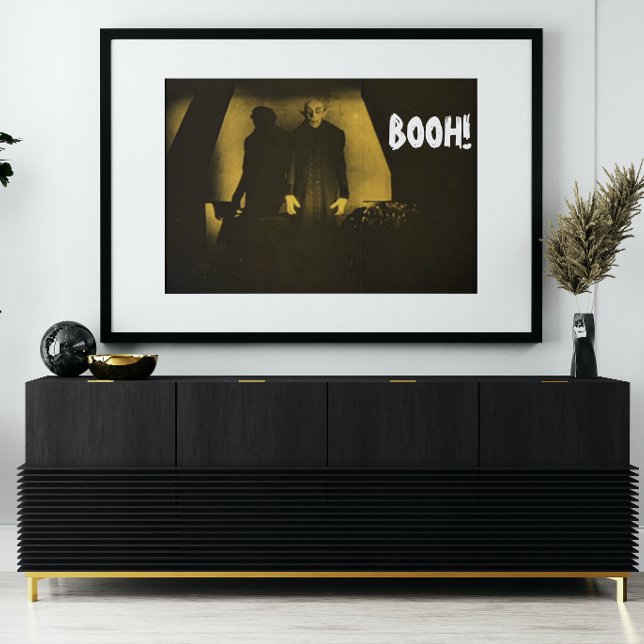 Booh Vampire Gul Skräckfilm Nosferatu Poster (Skapare uppladdad)