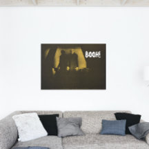 Booh Vampyr Skräck Nosferatu Gul