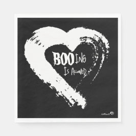 BOOing Heart Napkin Pappersservett