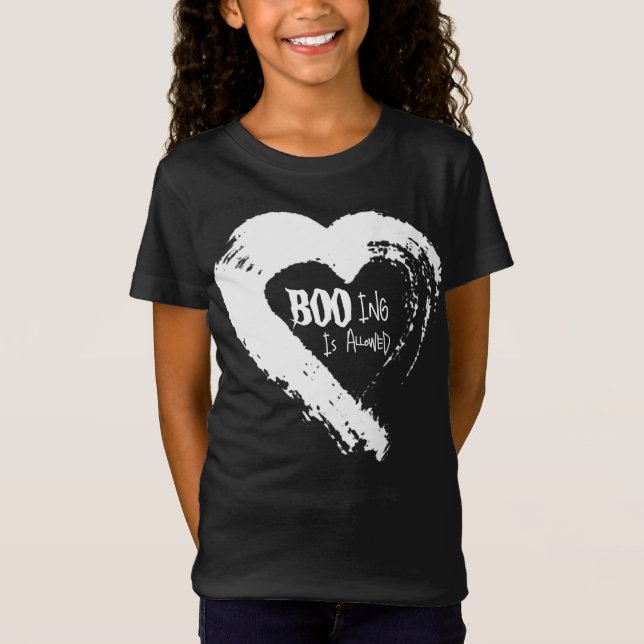 BOOing Heart T-shirt (Framsida)