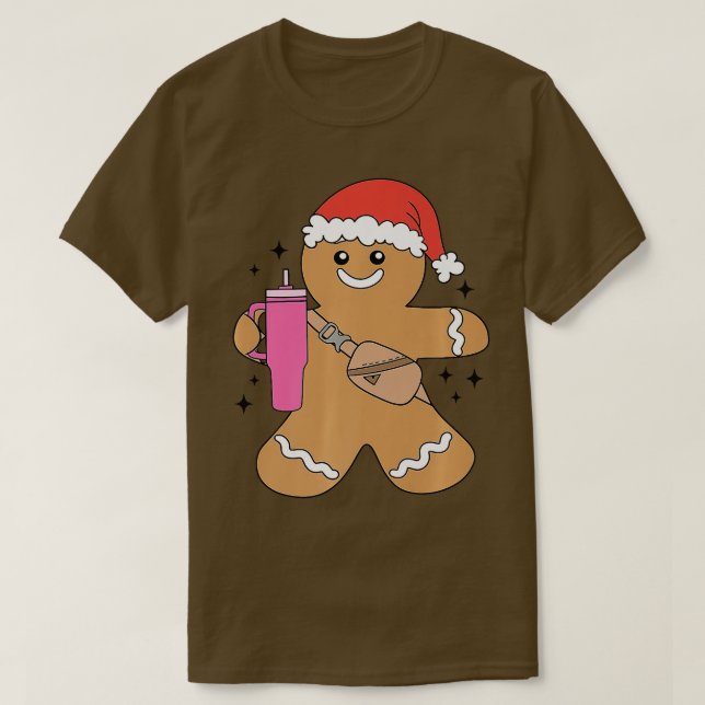 Boojee Gingertea-jultomten Costume Family T Shirt (Design framsida)