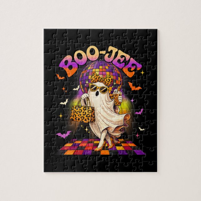 Boojee spök Halloween Boo JEE Disco Pussel (Vertikal)