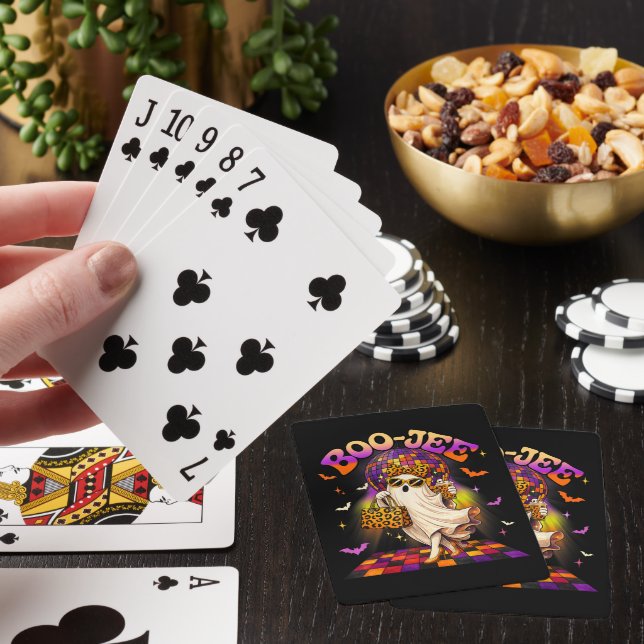 Boojee spöke Halloween Boo JEE Disco Casinokort (På plats)