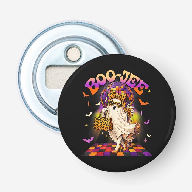 Boojee spöke Halloween Boo JEE Disco Flasköppnare (Framsidan)