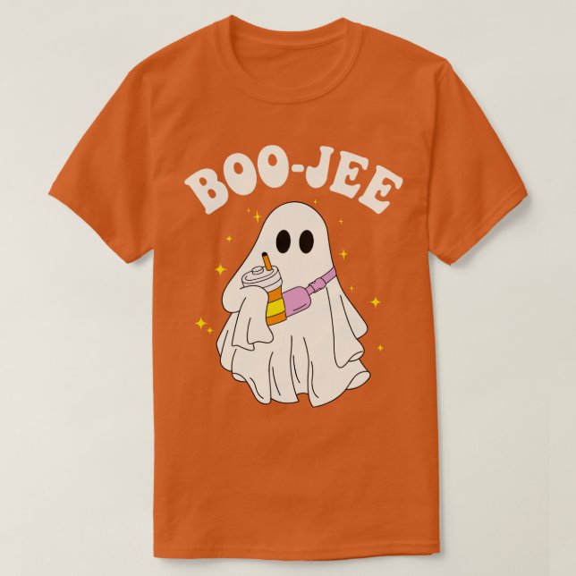 BooJee Spooky halloween Stanley roligt halloween T T Shirt (Design framsida)