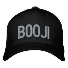 BOOJI Black Cap Broderad Keps