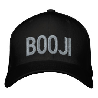 BOOJI Black Cap Broderad Keps