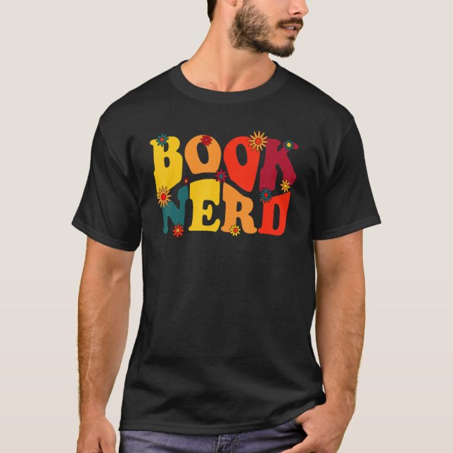 Book   Bookish Reading Bookworm Bibliophile Nerd G T Shirt (Framsida)