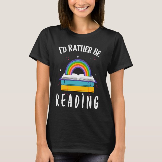 Book  Bookish Reading Bookworm Bibliophile Nerd Ge T Shirt (Framsida)