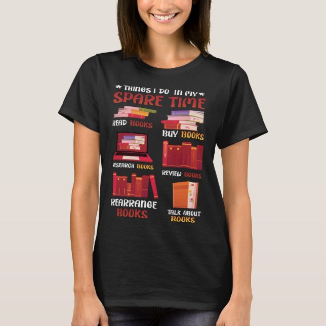 Book  Bookworm Librarian Book Reading  1 T Shirt (Framsida)