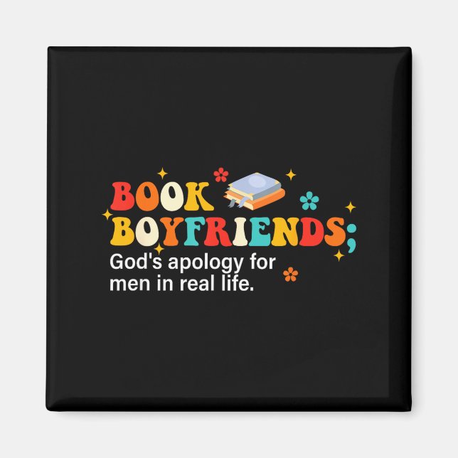 Book Boyfriends Definition Design  Magnet (Framsidan)