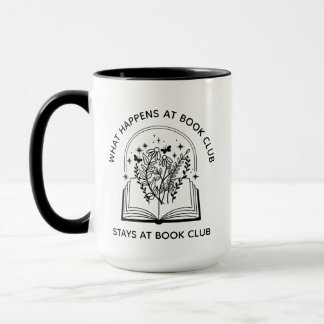 Book Club Coffee Mug, Book Club Gift, Custom Book Mugg