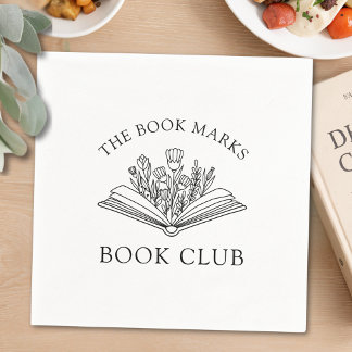 Book Club Name Personalized Party Pappersservett