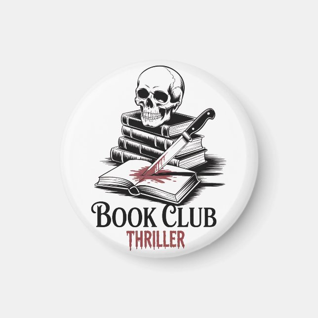 Book Club Thriller Magnet (Framsidan)