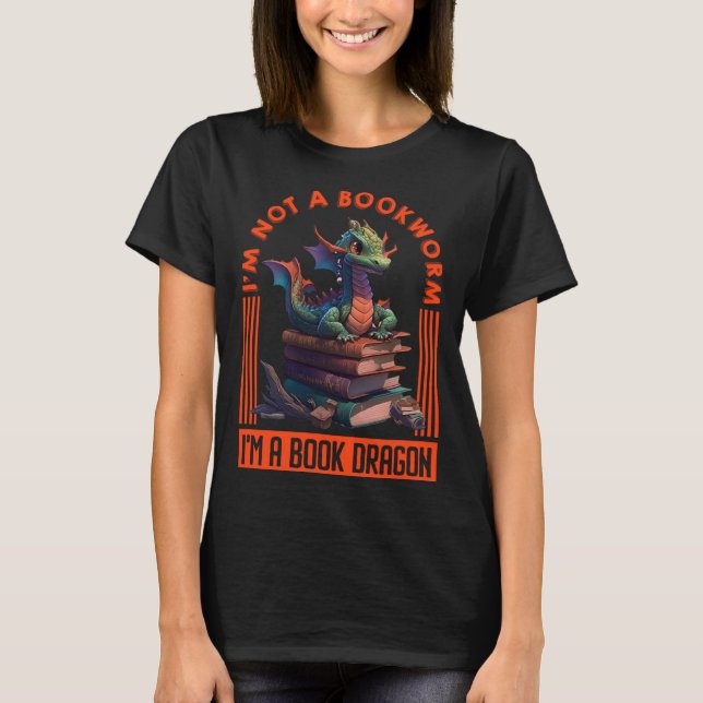 Book Dragon book  Dragon fans Book love Dragon  1 T Shirt (Framsida)