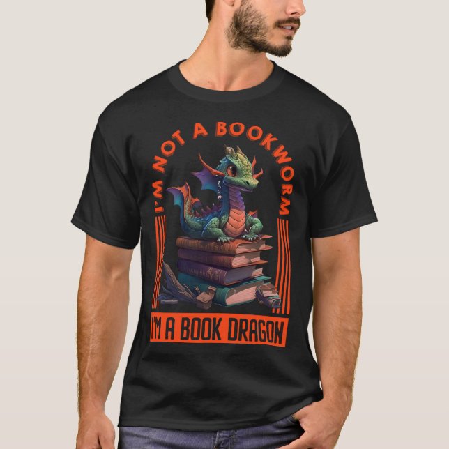Book Dragon book  Dragon fans Book love Dragon  1 T Shirt (Framsida)