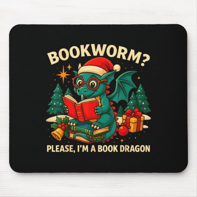 Book Dragon Christmas Reading Gift For Fantasy Lov Musmatta (Framsidan)