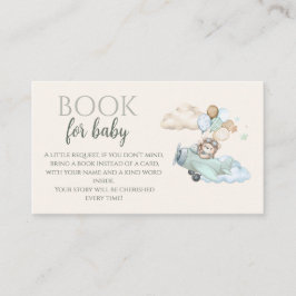 Book For Baby Card Bearly Wait Airplane Boy Tilläggskort