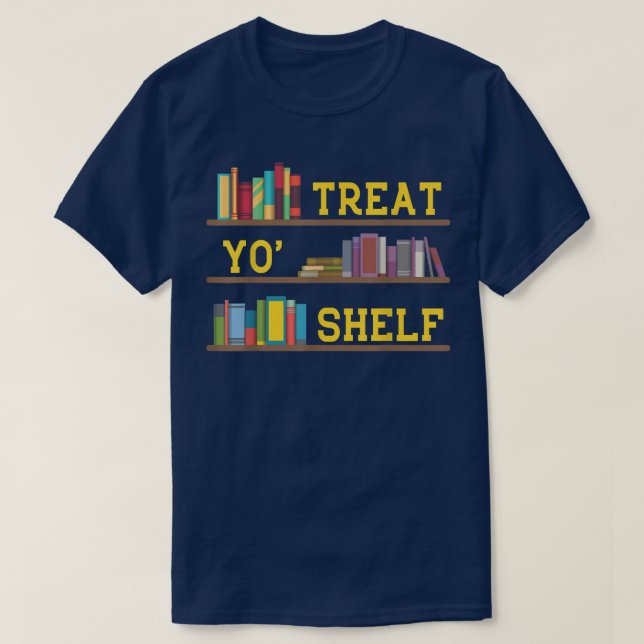 Book Library Librarian a bookworm book lover  T Shirt (Design framsida)